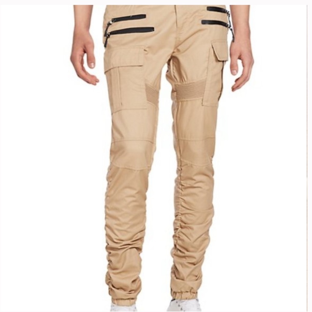 Moto Twill Cargo Scrunch Leg pants American Stitch